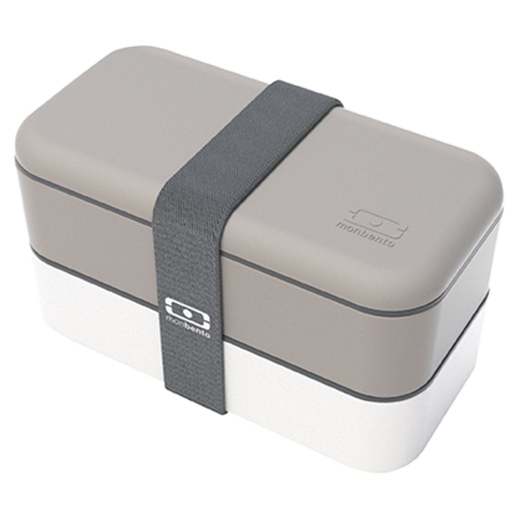 Boîte bento Original gris/blanc - Visuel 4